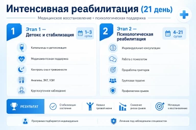 Реабилитация за 21 день в Подольске